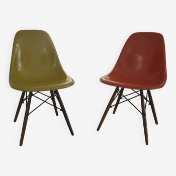 Original Eames DSW chairs