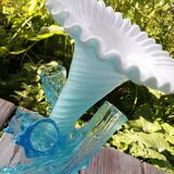 Tripod vase opaline branches