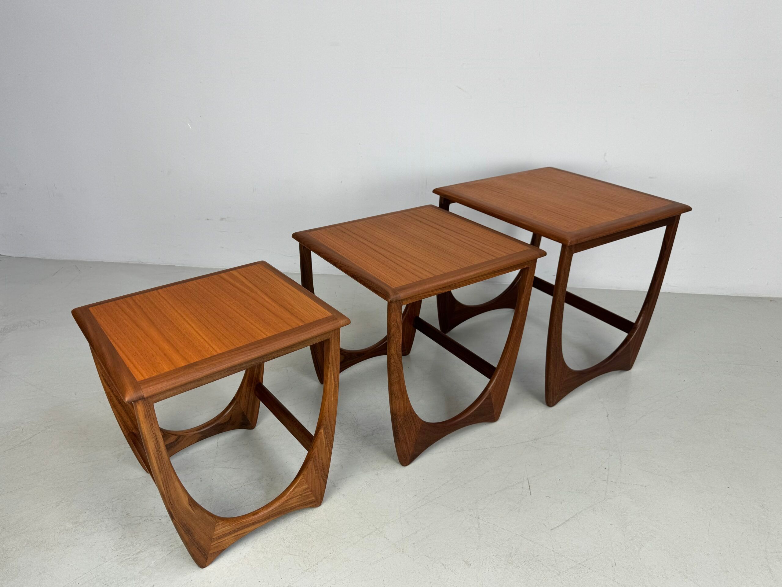 Vintage G-Plan side tables set.