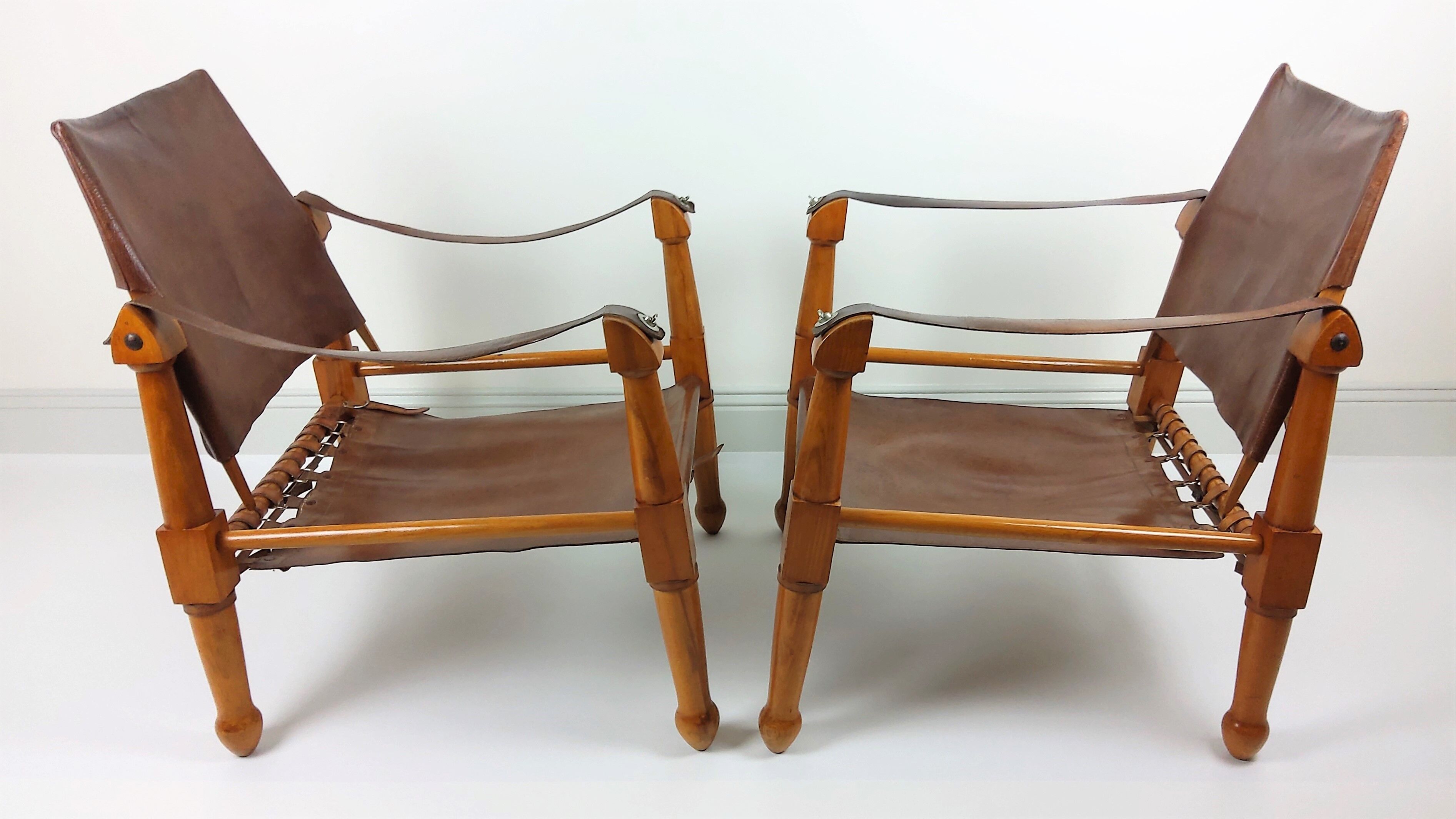 2 safari armchairs 1940