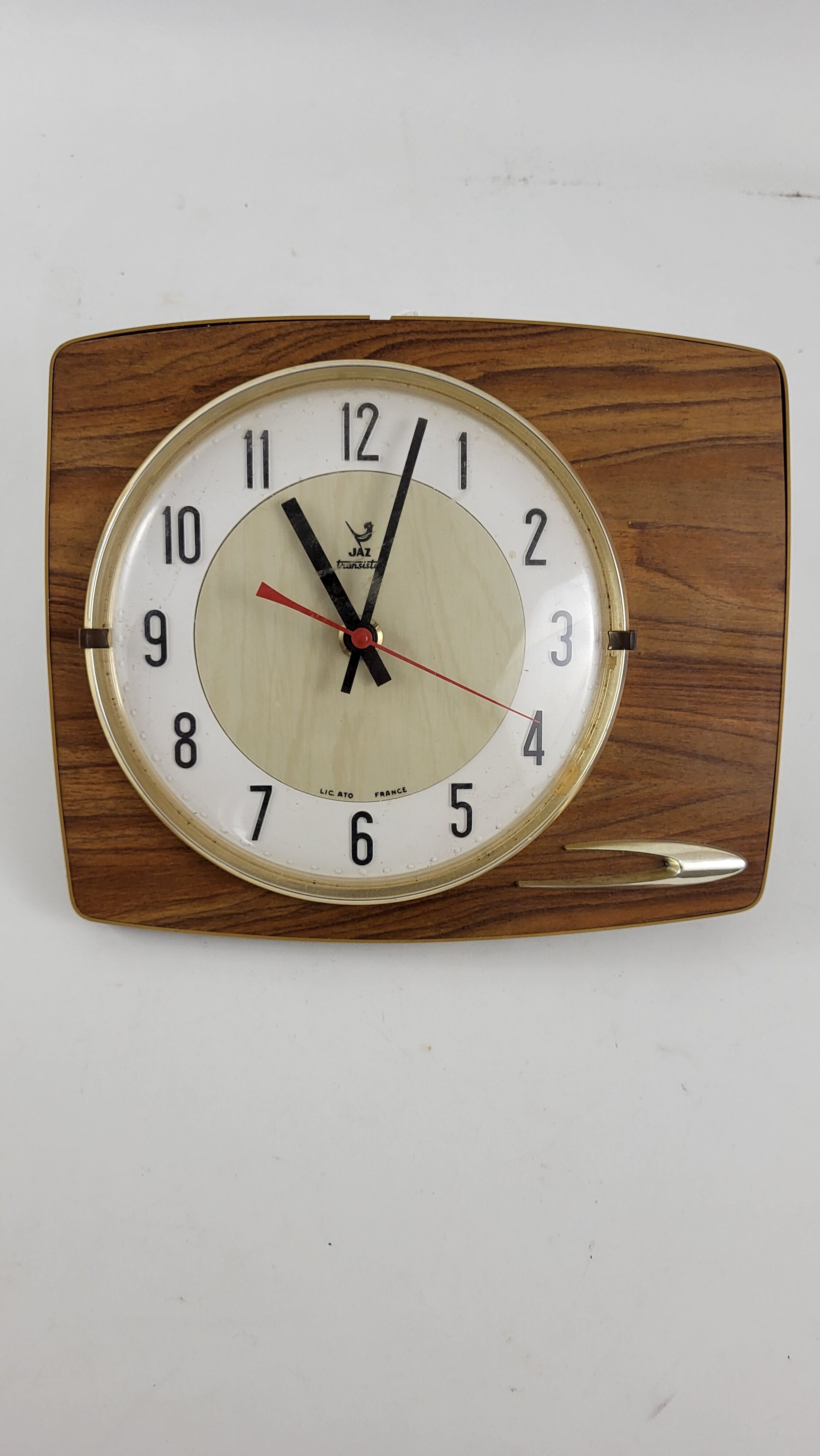 Vintage clock formica Jaz Transistor
