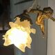 Suspension angelot in gilded bronze regulation – tulip – restored