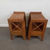 Paire de tables de chevet atelier Saint Sabin