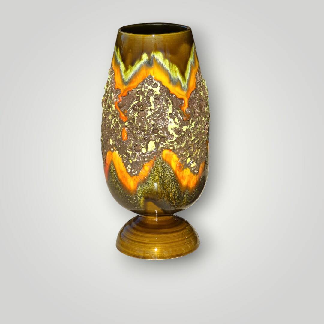 Fat Lava Vase Vallauris 1950