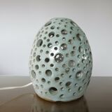 Pale blue open lamp 60 70 years