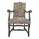 Fauteuil de style Louis XIII en noyer