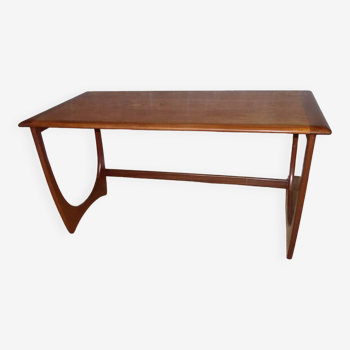 Teak and oak coffee table