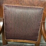 Pair of armchairs to fiddleheads Empire 19th