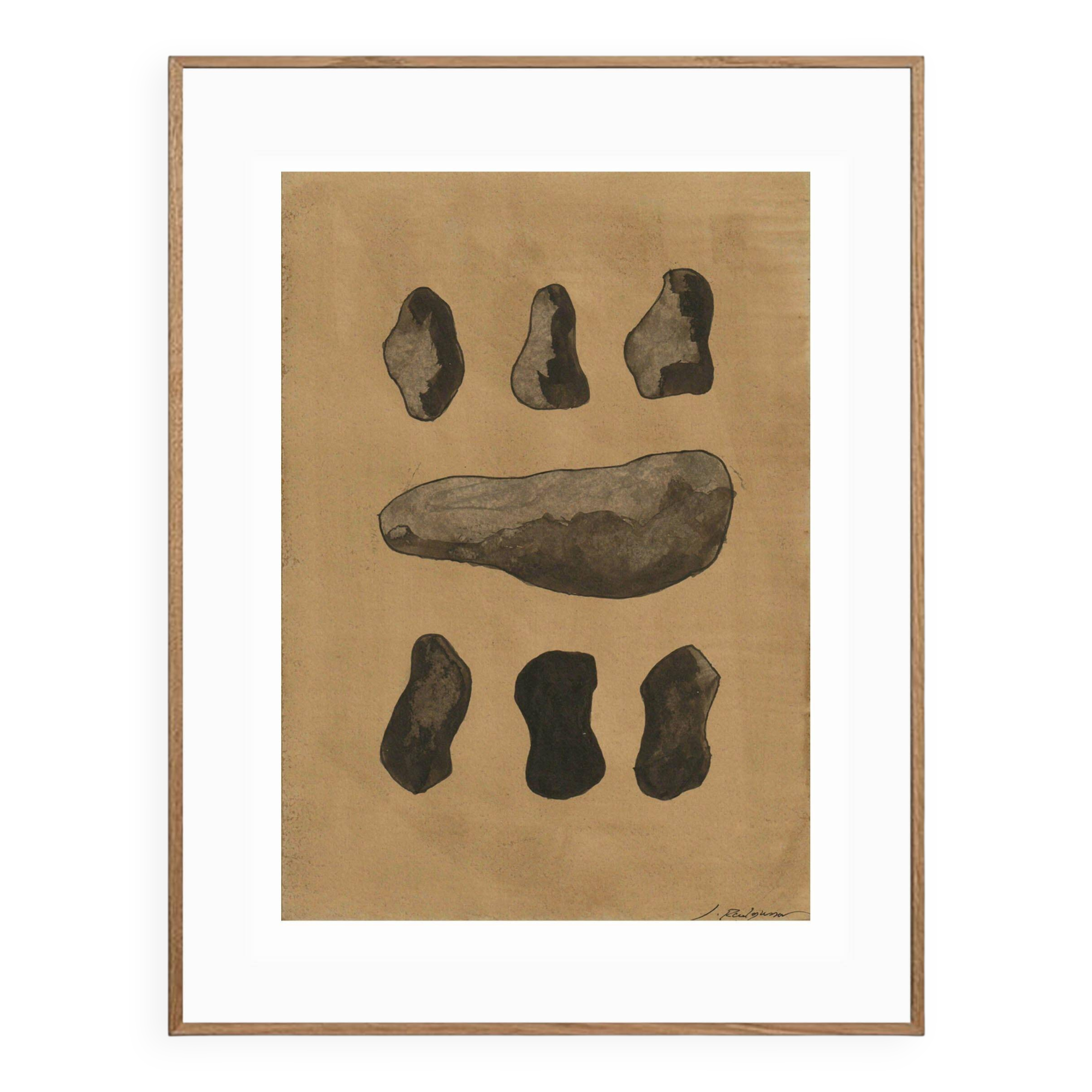 Dessin original de J. Rodgussar – Encres sur papier