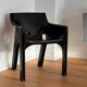 Vico Magistretti Gaudi Chair Artemide Brown 70s