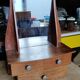 Wall dressing table with drawers