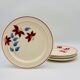 6 flat plates. Moulin des Loups. Model Sylvie.