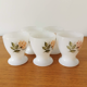 Service of 5 coqueters pastel pink pattern Arcopal
