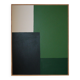 Green composition, acrylic on stretched canvas 2023