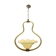 Yellow Italian Murano Glass Pendant Light