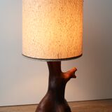 Olive wood monoxide lamp, 50s