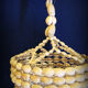 Shell chandelier Cabrias 60s