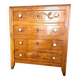 Vintage oak chest of drawers with 4 drawers, 1950s