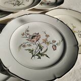 6 flat plates “Saverne” Saint Amand