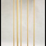 vintage formica and brass coat rack, cloakroom, hooks, hanger, shelf, hooks, coat hooks, decoration