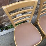Set of 6 Brasserie bistro chairs bentwood bistro chair shabby chic baumann