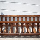 Children's wooden bed, old baby bed, children's bedroom bed, vintage decor