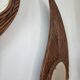 Pair of bamboo mirrors Vivai Del Sud