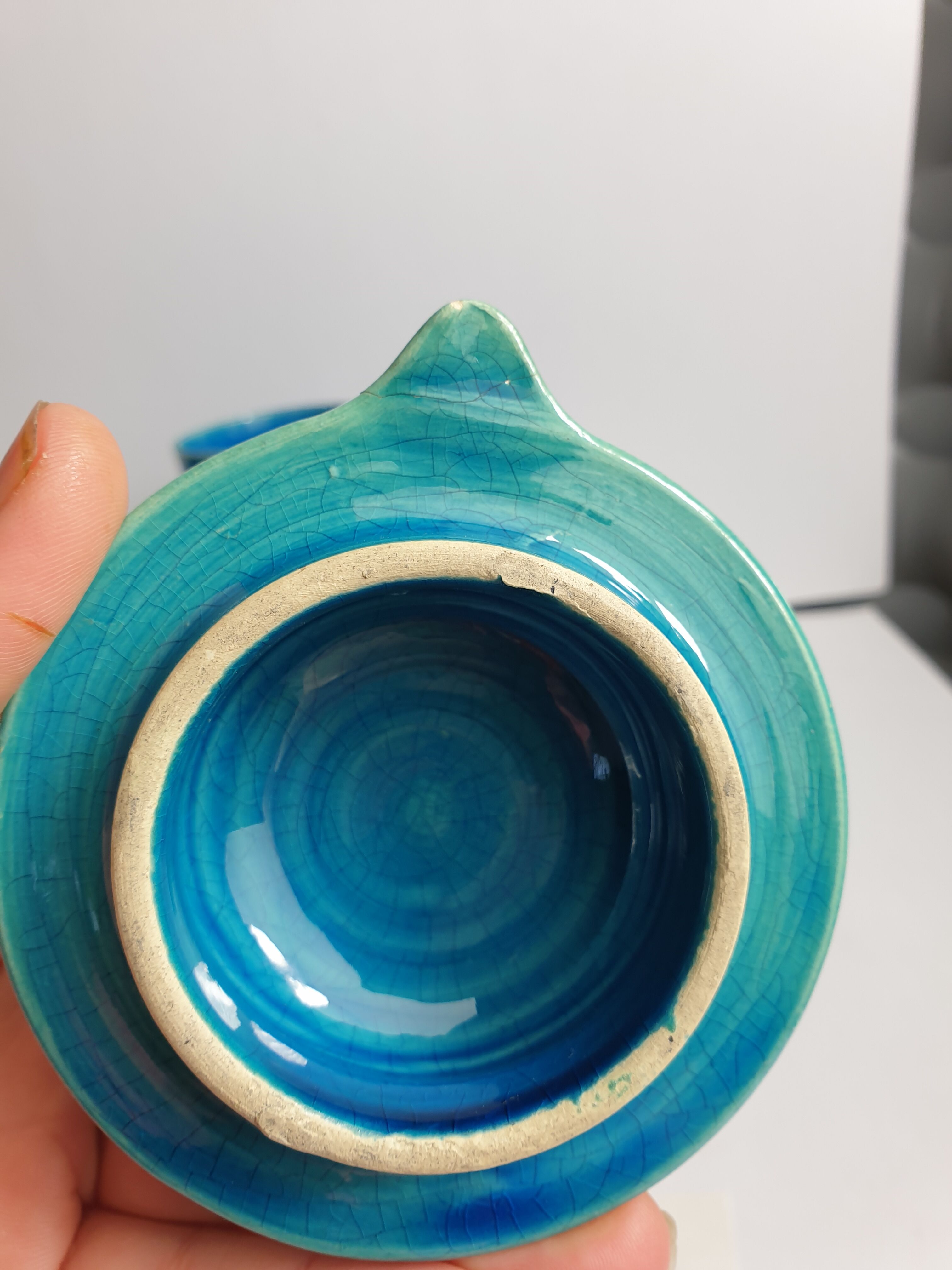 Chocolatière bleue