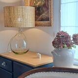 Large vintage Dame Jeanne table lamp from the 1960s