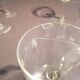 Old vintage glasses with ciselé 6