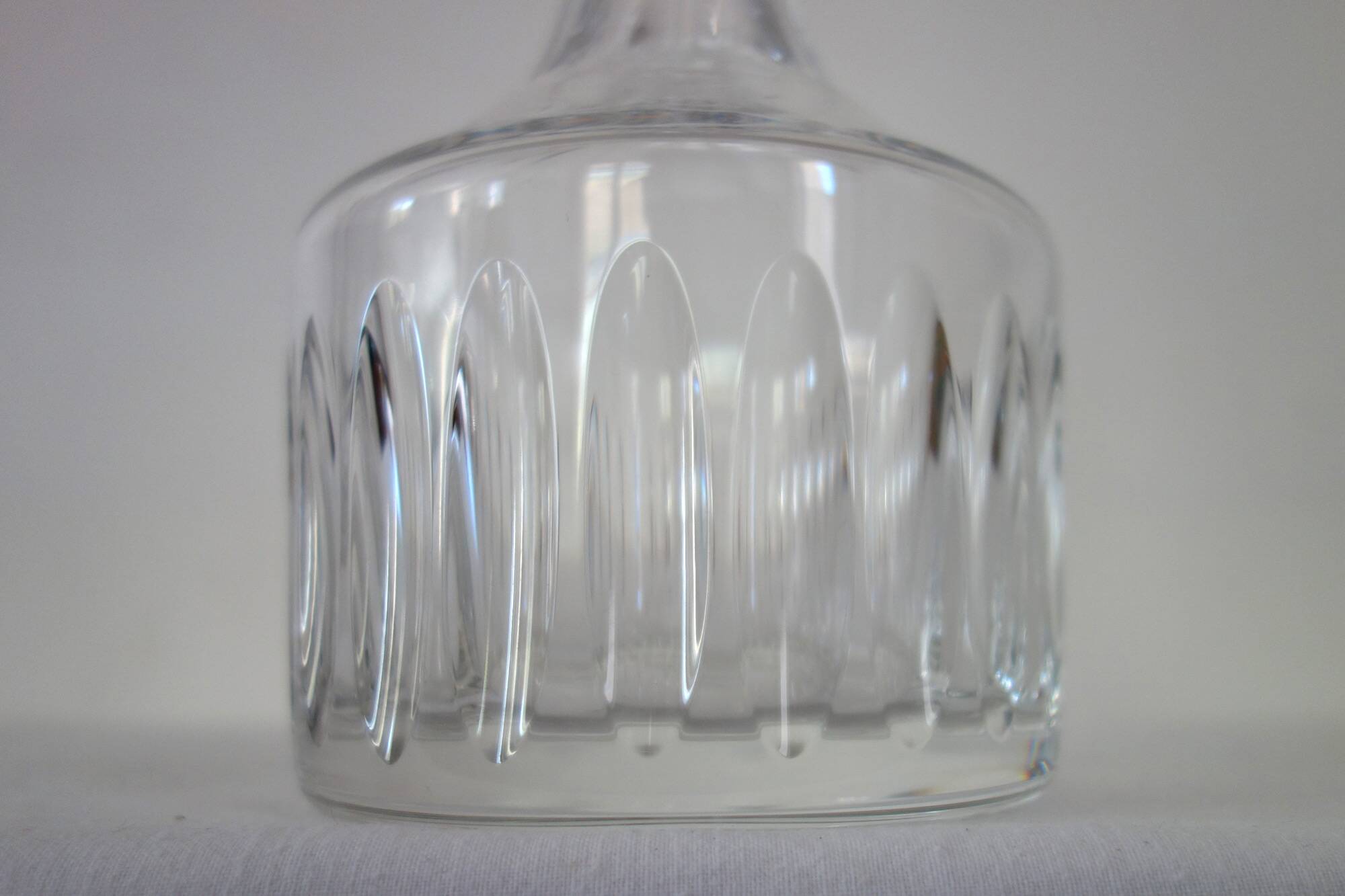 Saint Louis crystal whiskey decanter, marine service