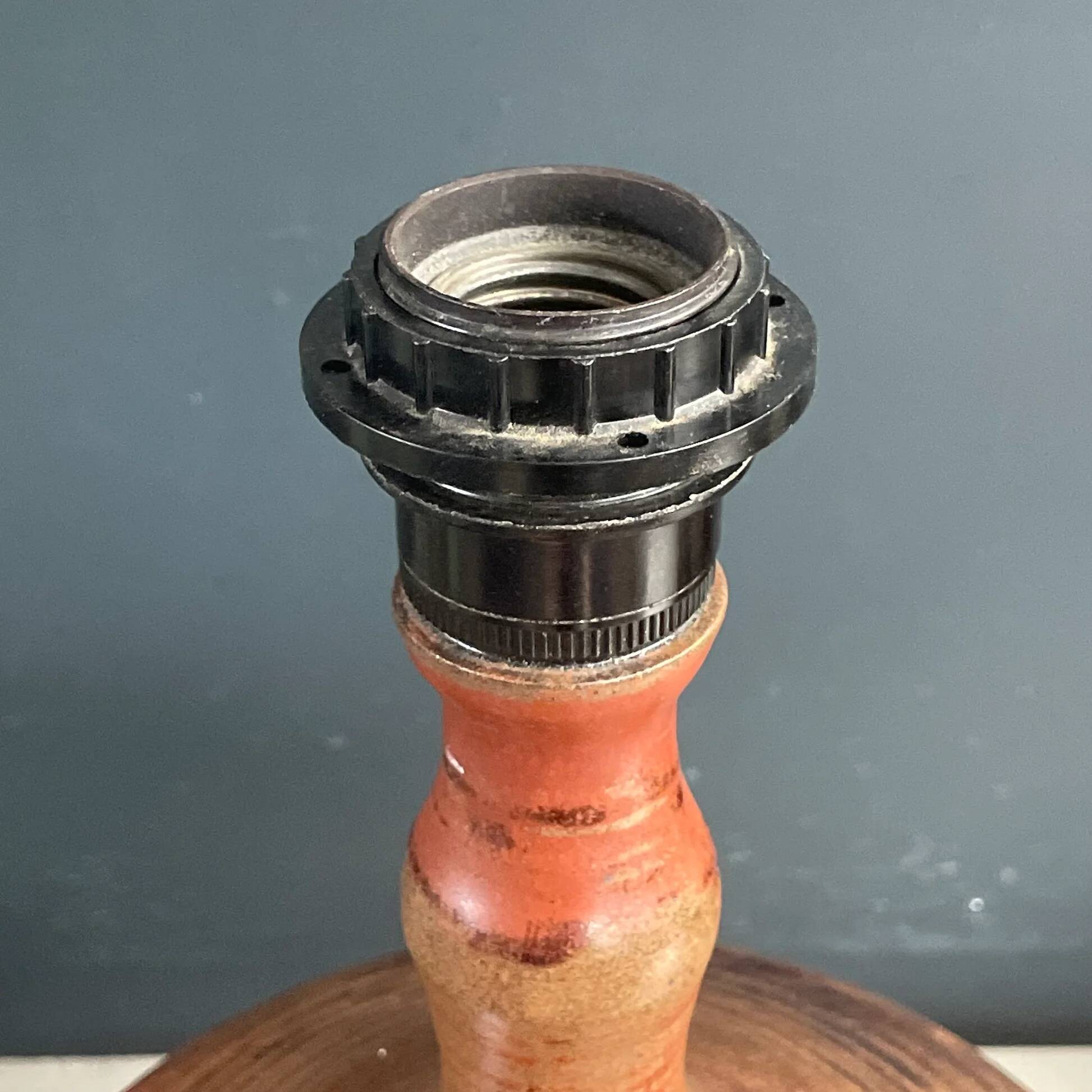 Pied de lampe vintage en céramique
