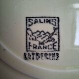 Assiettes à salade creuse Salins vintage