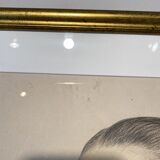 Old painting, portrait of a gentleman, dated 1928 located in Naples