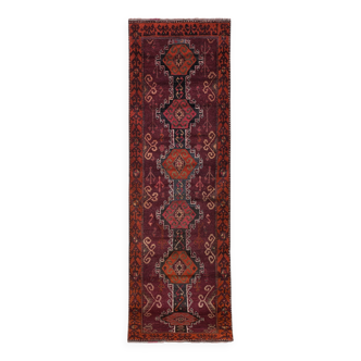 Tapis vintage turc de oushak tissé à la main 112x375 cm