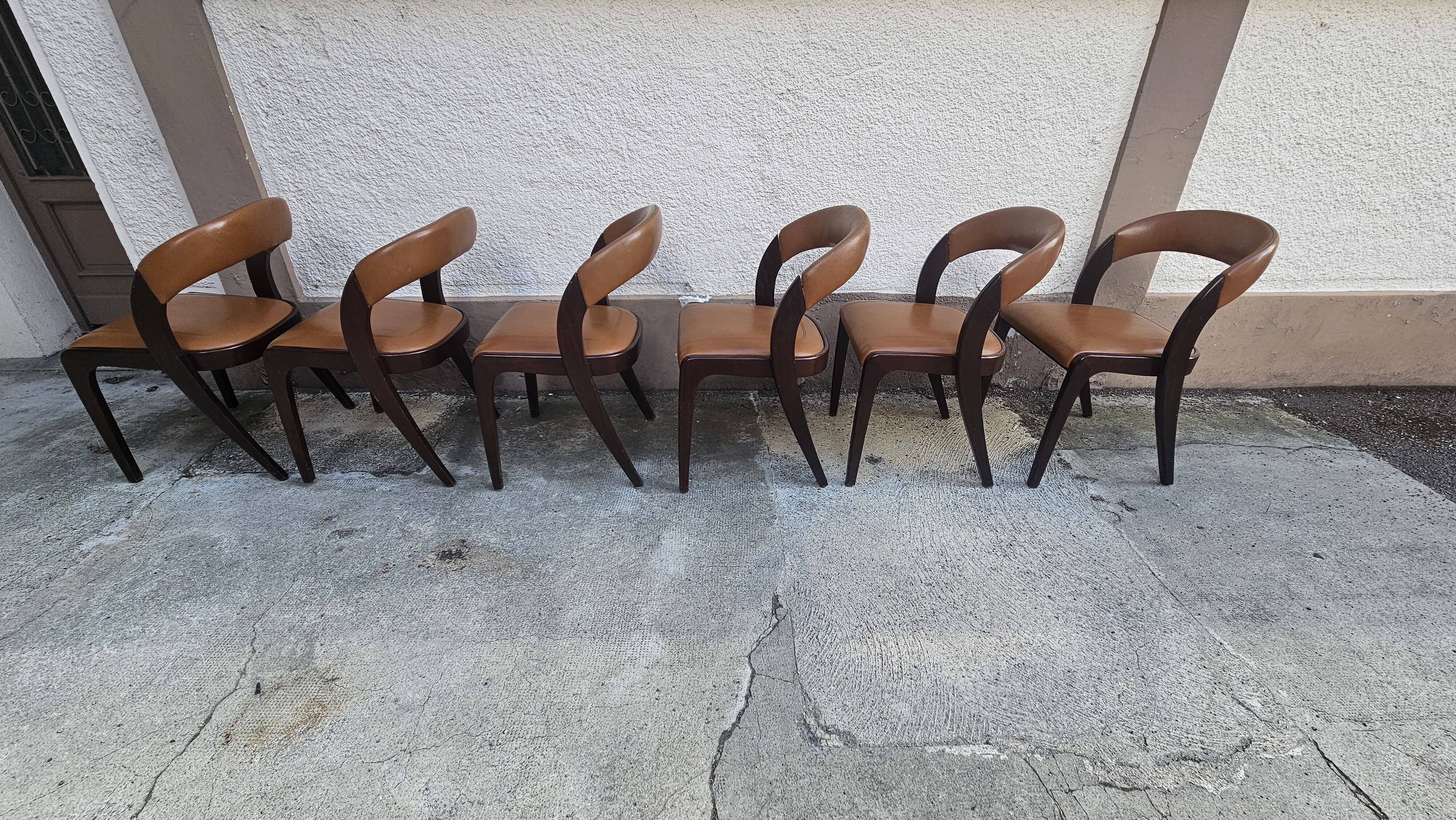 6 Baumann Gondole Chairs