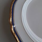 Set of 21 porcelain plates from Limoges UNIC - Decoration with golden twigs