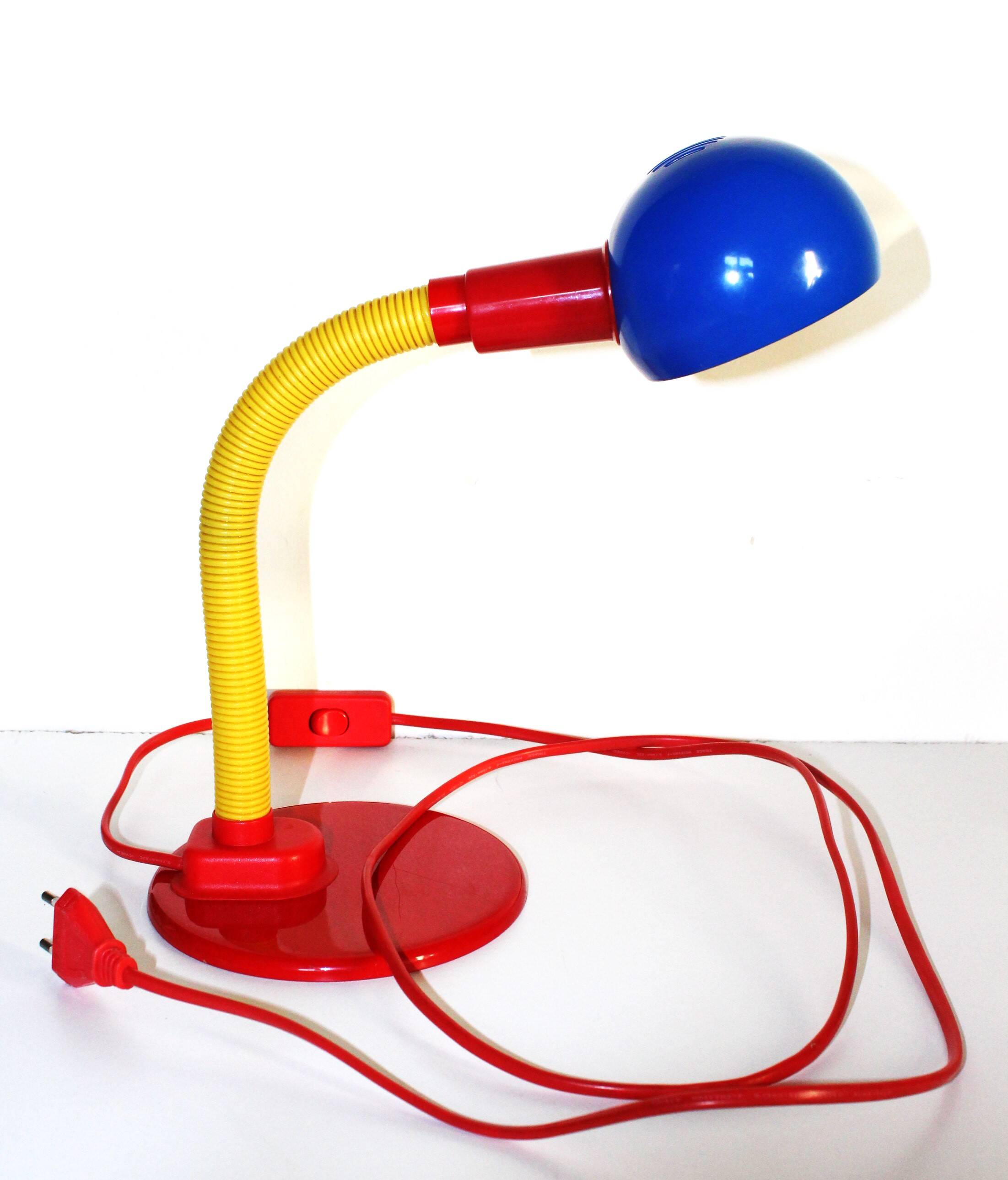 Memphis style desk or bedside lamp