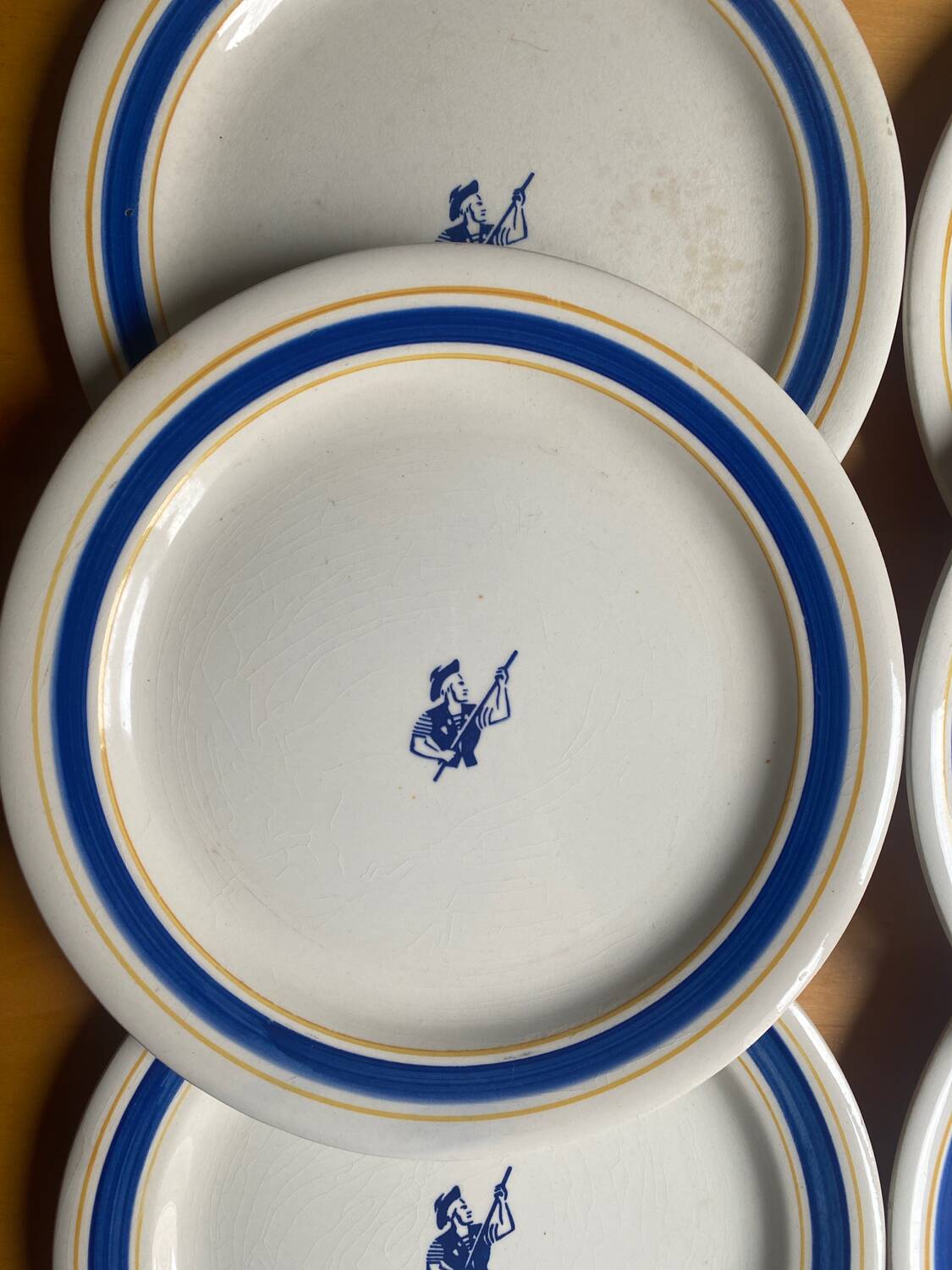 Gien - serie de 6 assiettes