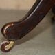 Victorian antique leather captain's chair