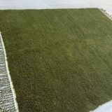 Handwoven Moroccan artisanal carpet