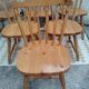 Set 6 chaises western bistrot vintage
