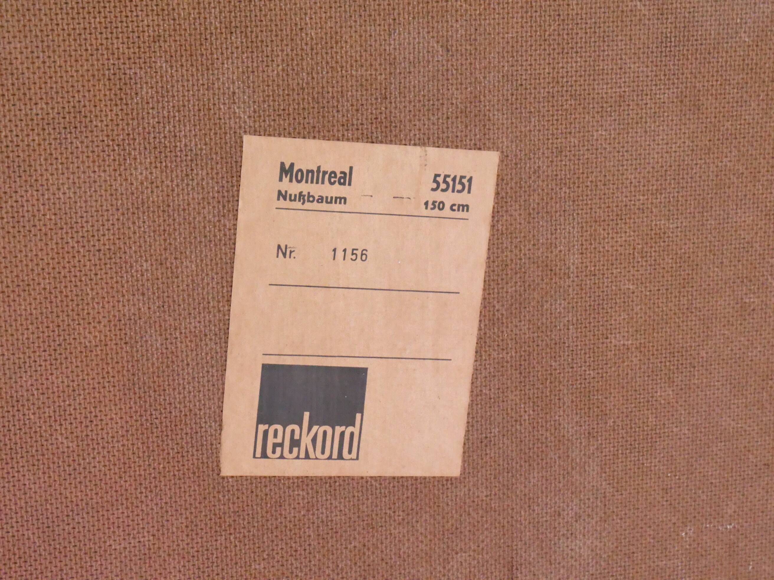 Walnut Sideboard, Mid-Century, 1960s, by Reckord