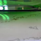 Plat rond vert transparent