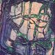 Lithograph by Joelle SERVE "Amalgam" signed