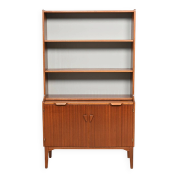 Bibliothèque vintage en acajou Hugo Troeds, Suède, années 1960