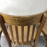 Lot de 4 chaises bistrot style Baumann