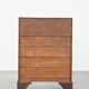 Antique subtle English secretaire from the early 19th century