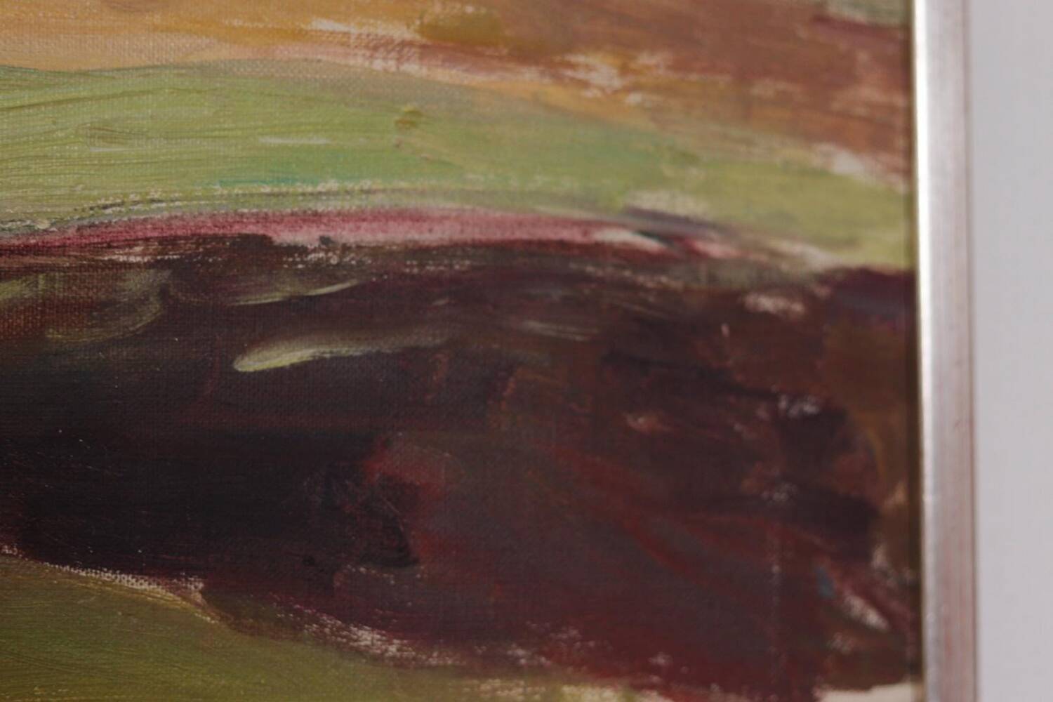 Original Swedish Oil on Canvas – “Dartmoor Heden” – Vintage & Framed