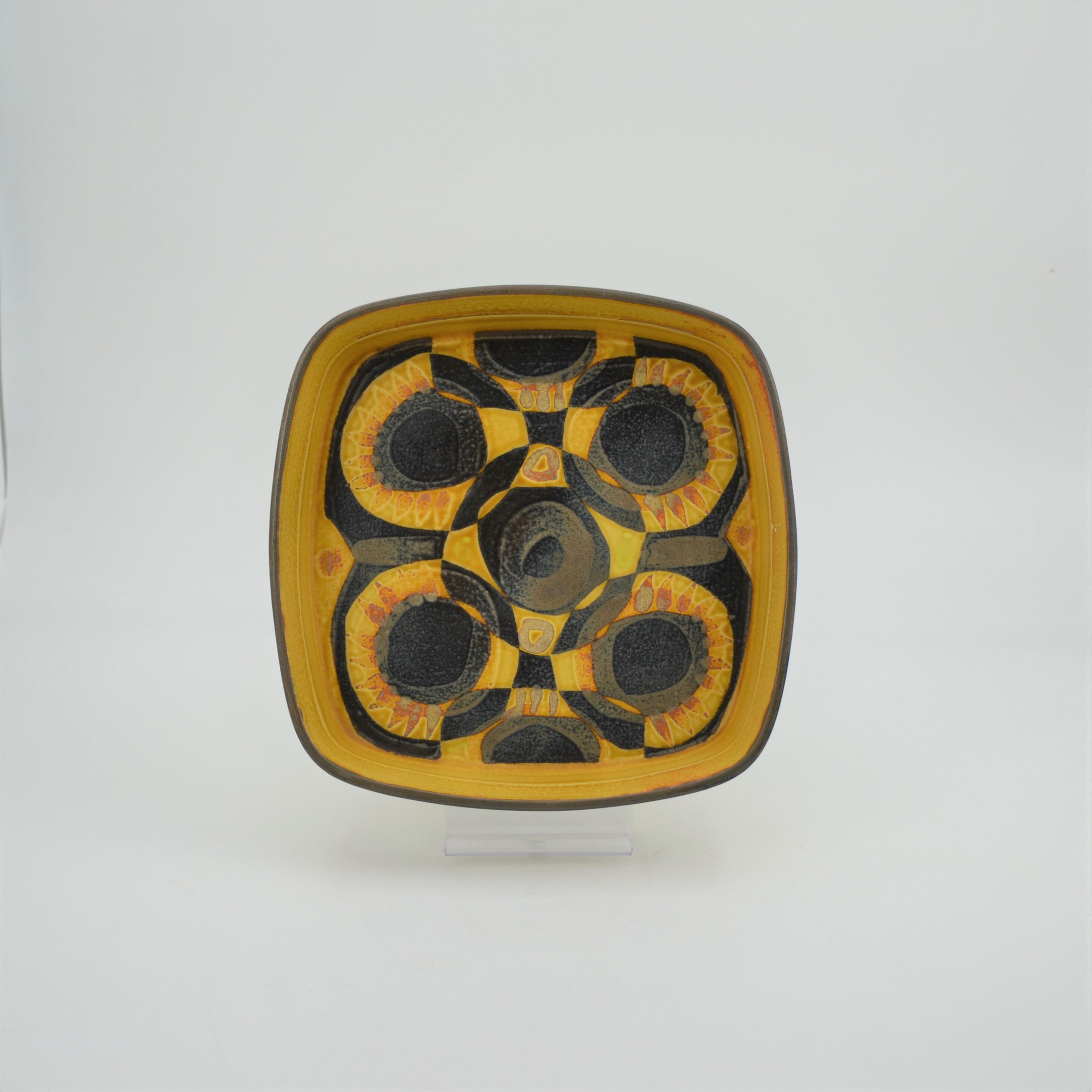 Earthenware dish from Johanne Gerber's Baca series for Royal Copenhagen